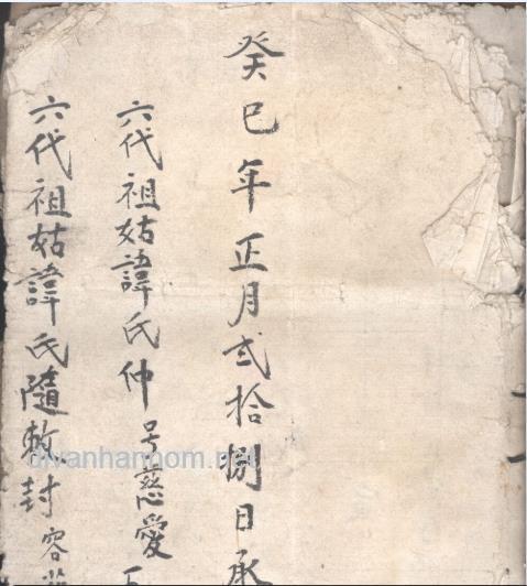 Gia phả họ Hoàng (Nam Định)
